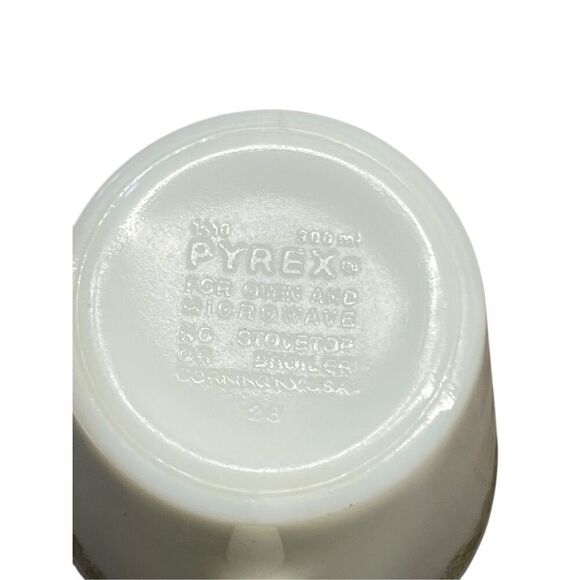 Vintage Pyrex CRAZY DAISY Spring Blossom D-HANDLE Set of 2 COFFEE MUGS Cups USA - Picture 5 of 5